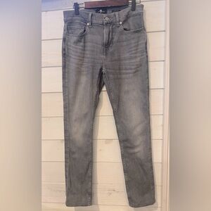 7 for All Mankind Men's  Skinny Jeans
- Paxtyn  size 30 Gray Italian denim